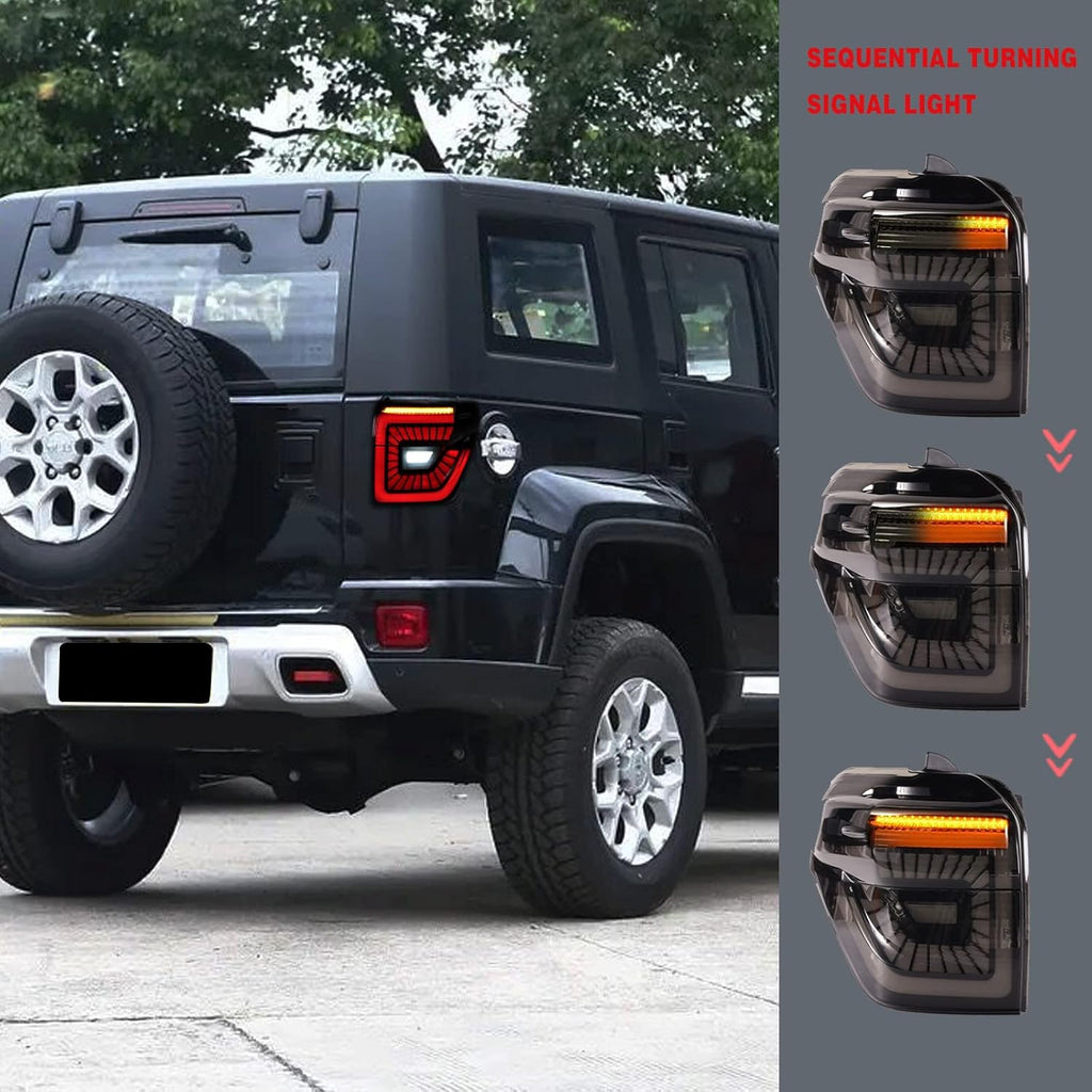 Smoke LED Tail Light Assembly Pair for Toyota 4 Runner T96022