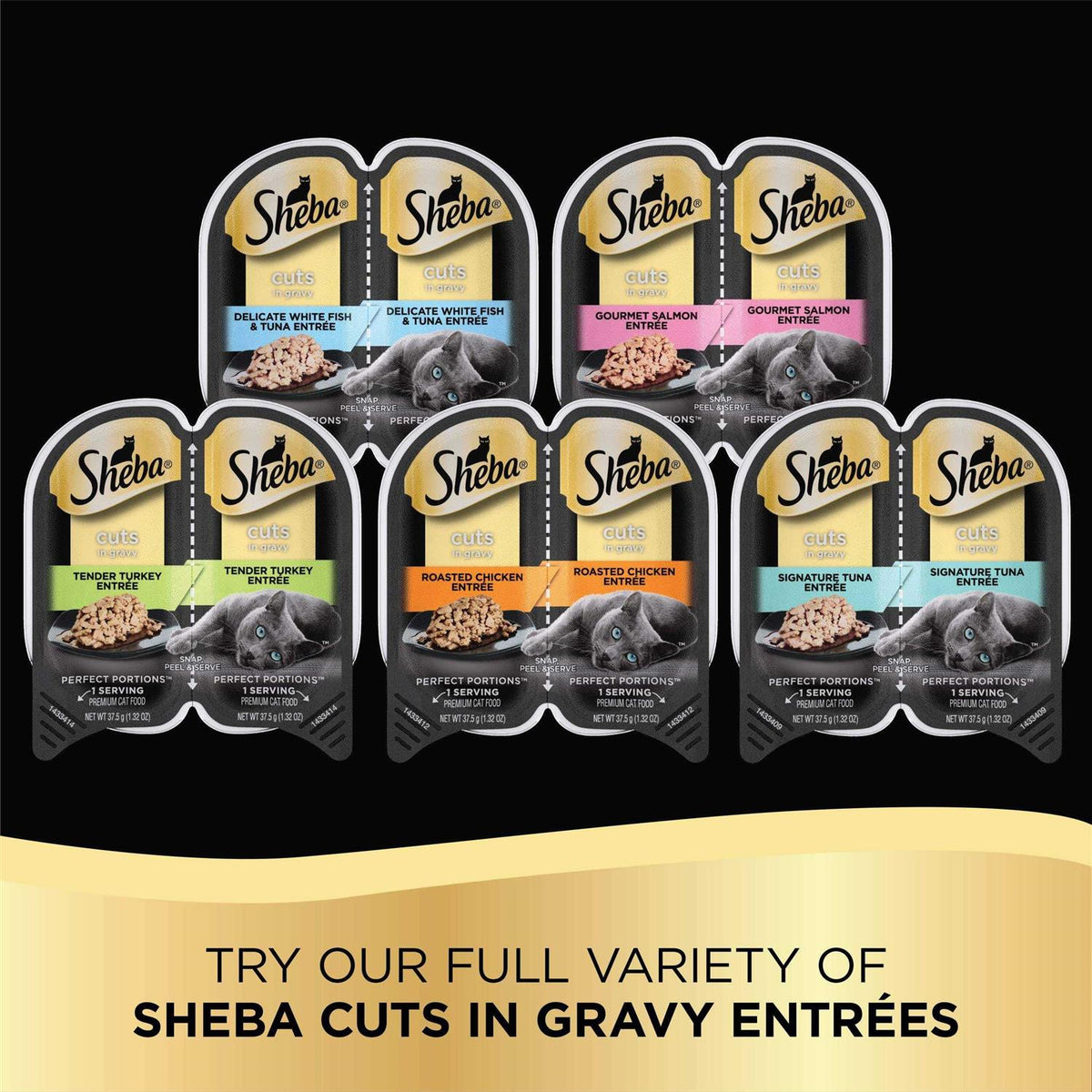Wet Cat Food Cuts in Gravy W1399