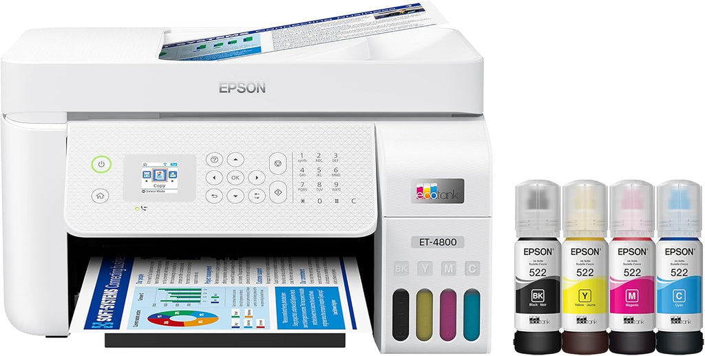 Wireless All-in-One Supertank Printer with Scanner D629945