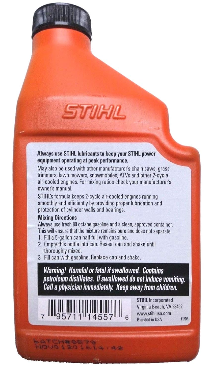 12.8 Ounce 2 Cycle Engine Oil, 6 Pack D92669