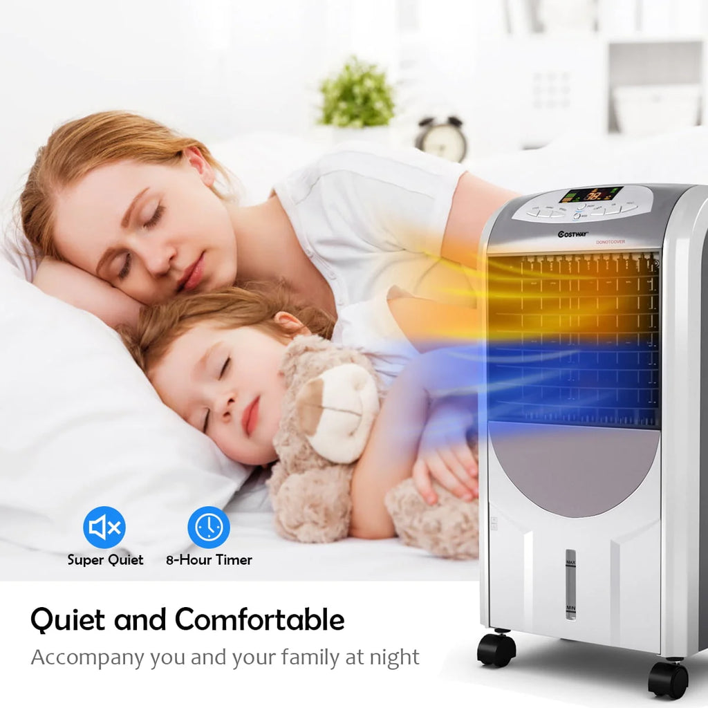 Portable Air Cooler Fan & Heater Humidifier J48877