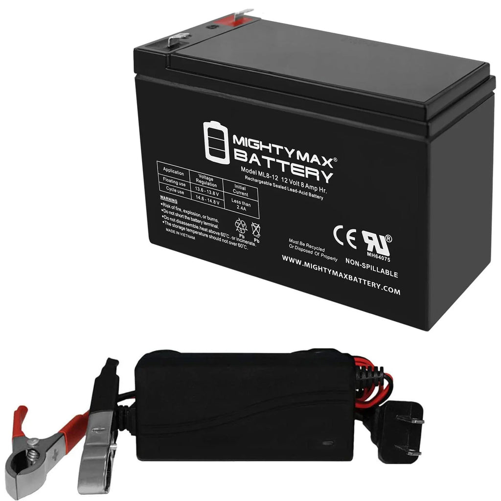 12V 8AH SLA Battery with Charger N881611