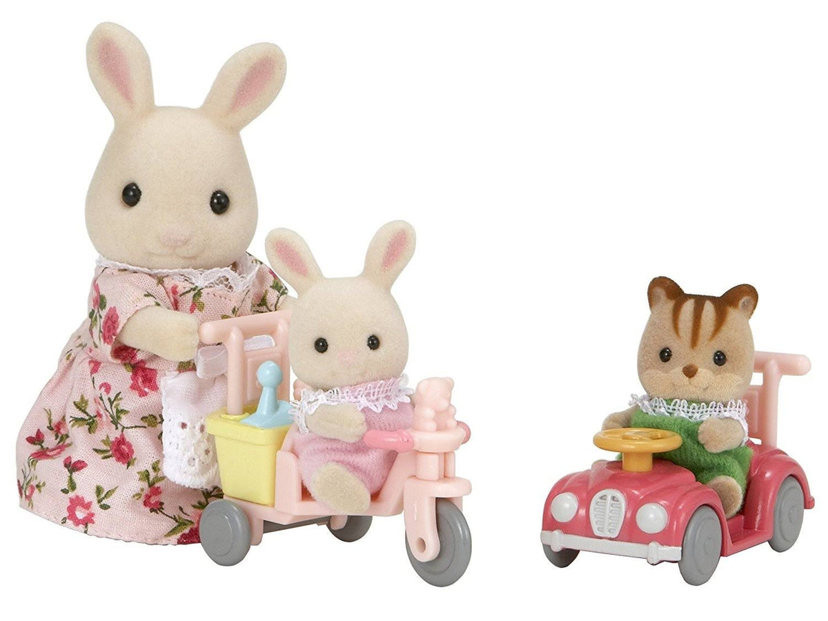 Baby Car and Tricycle Ride Ons with Mother C93805