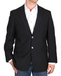 Solid Black Western Blazer K5576