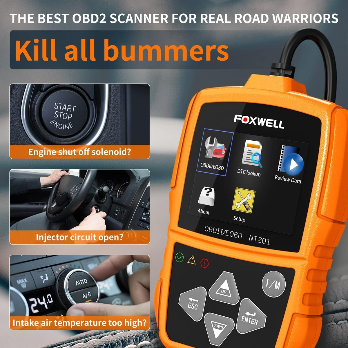 OBD2 Scanner Code Reader Diagnostic Scan Tool Pack of 2 Y489232