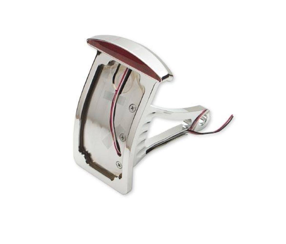 Axle Mount Taillight License Plate Mount Half-Moon Curved Vertical M1128