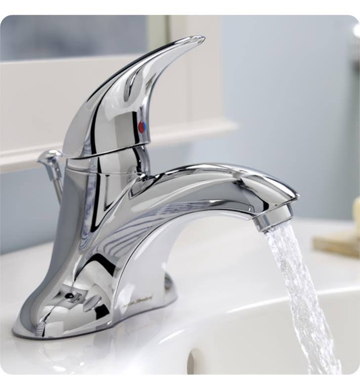 Single-Handle 4 inch Centerset Bathroom Faucet, Chrome Q70323
