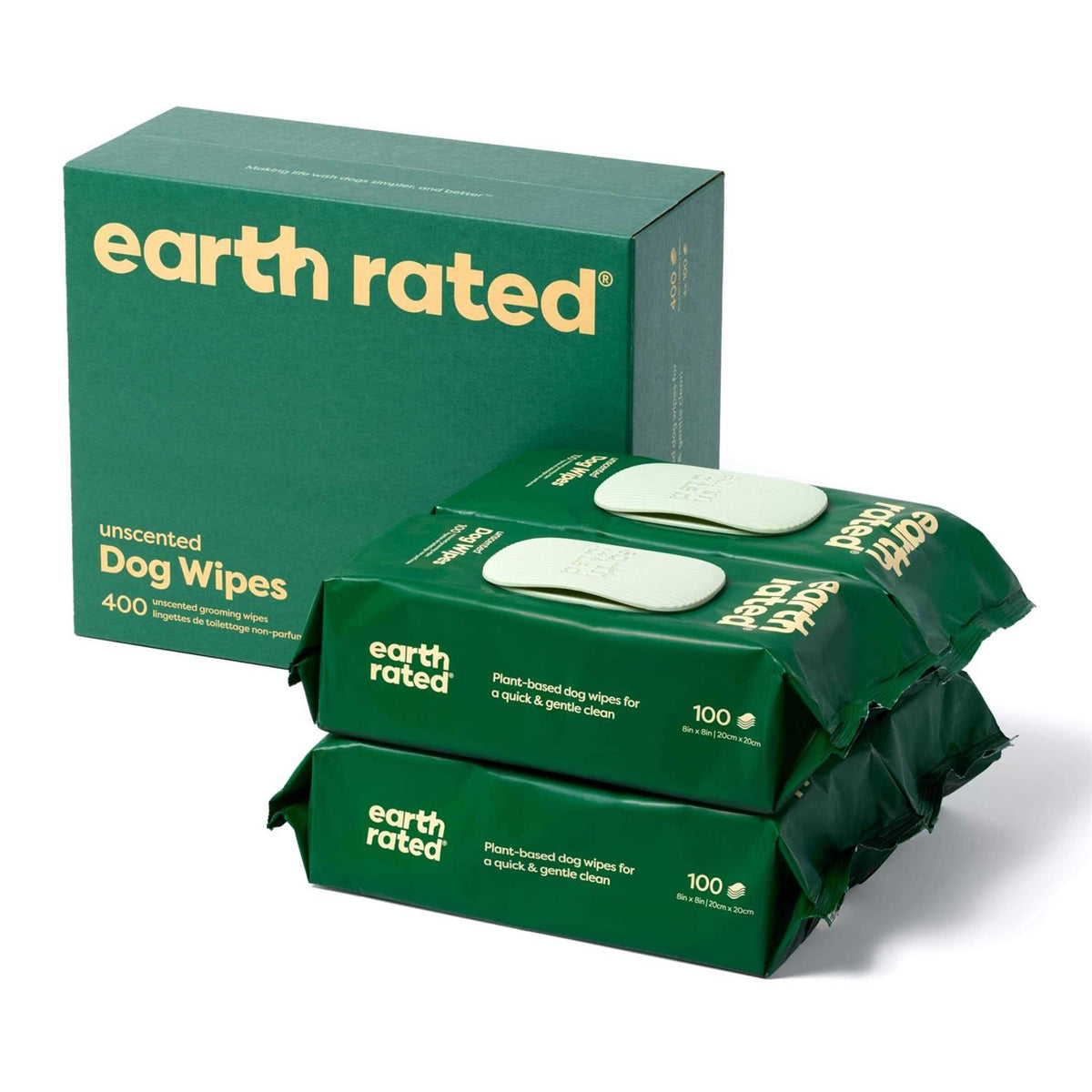 Plant Based Unscented Dog Wipes D651