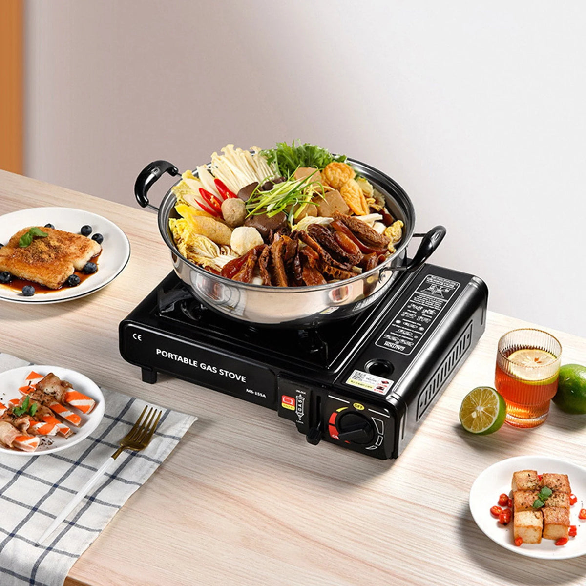 Portable Butane Gas Stove with Carrying Case S510932