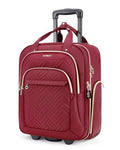 Black 16-inch Softside Carry On Luggage with Wheels E564041