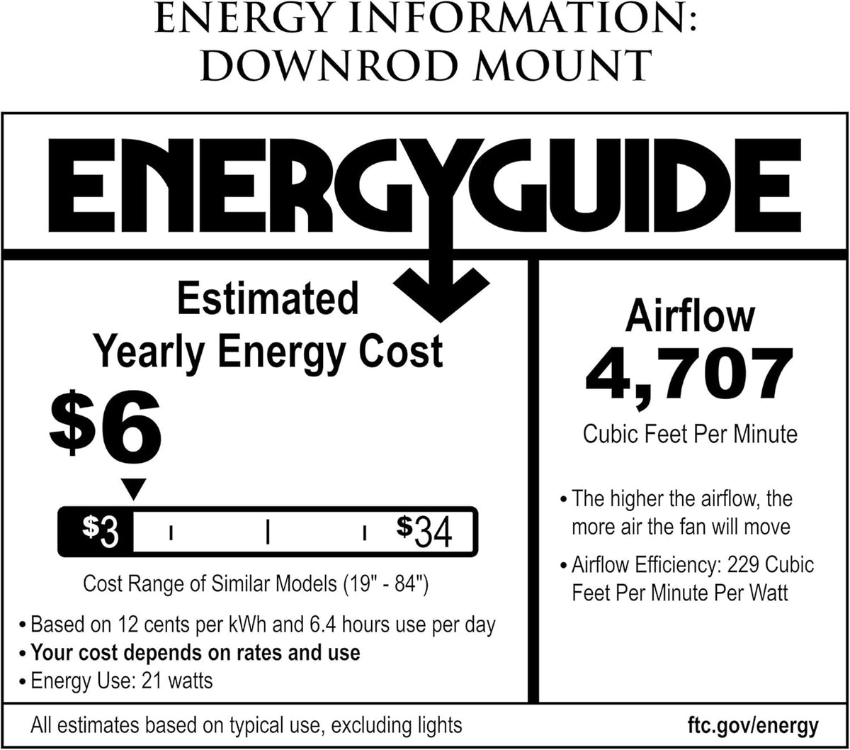 Brushed Steel 60 Ceiling Fan with LED Light and Remote Control C4044