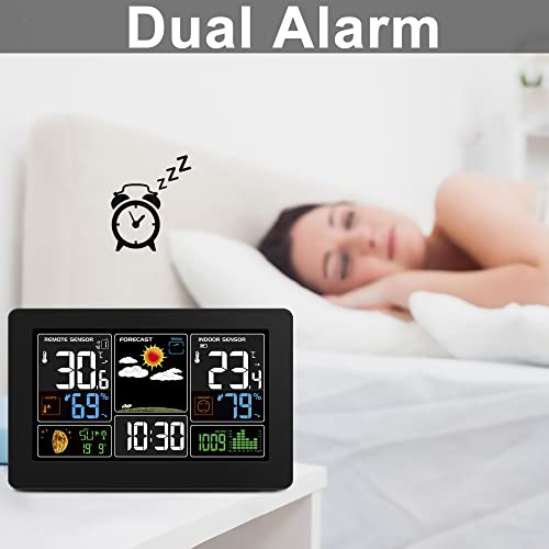 Wireless Indoor Outdoor Thermometer with Alarm P447