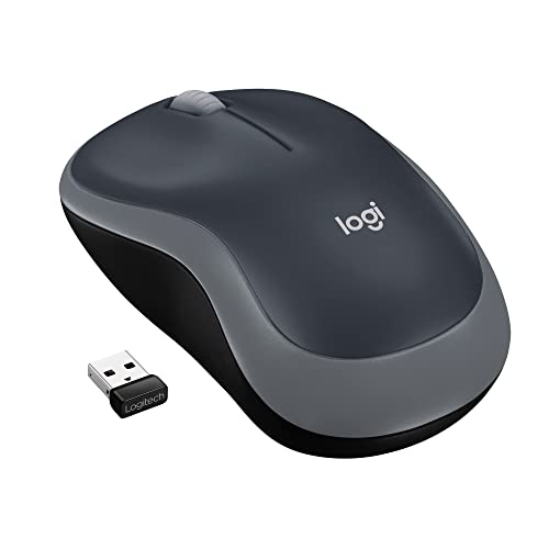 Wireless Mouse with USB Receiver - Swift Grey H2858