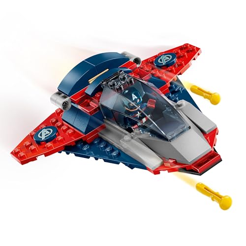 Marvel Captain America vs. Thanos Building Toy with 2 Minifigures, Ages 4+ C317