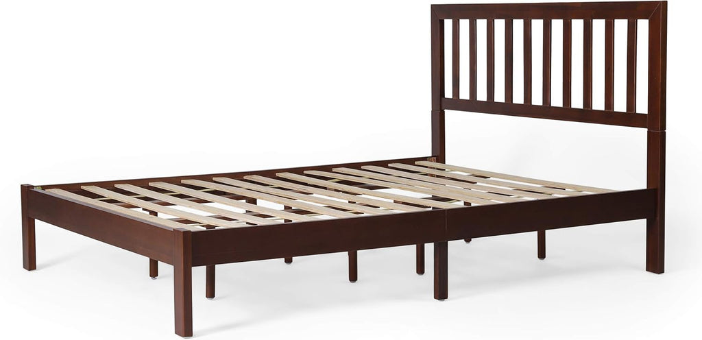 Acacia Wood Queen Bed Platform Y8748