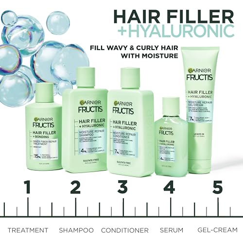 Hair Filler Moisture Repair Gel-Cream with Hyaluronic Acid, 5.1 Fl Oz D2178