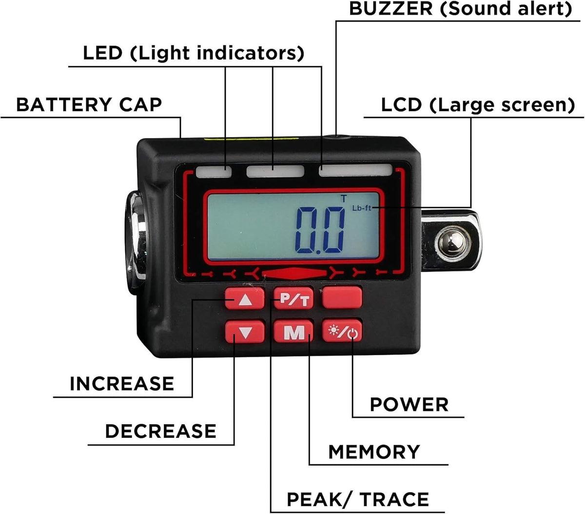 3/8-Inch Digital Torque Adapter Y65197
