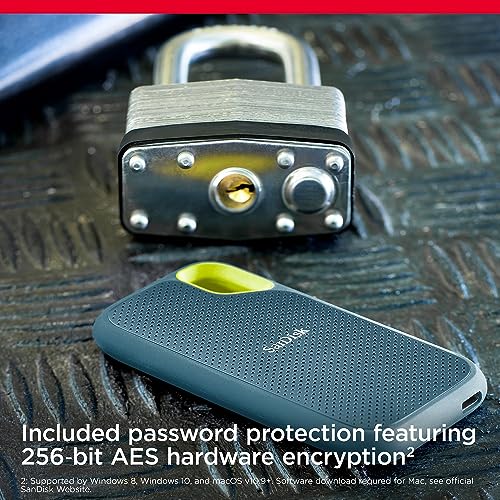 Portable SSD - USB-C, USB 3.2 Gen 2 - External Solid State Drive Z984