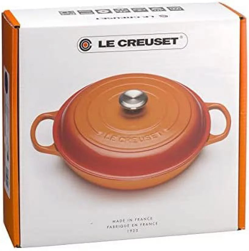 2.25 qt Enameled Cast Iron Braiser P9436