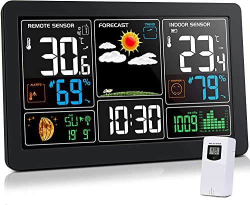 Wireless Indoor Outdoor Thermometer with Alarm P447