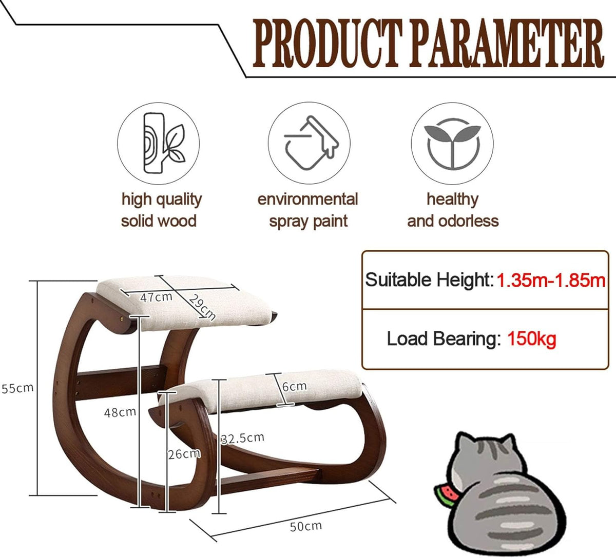Ergonomic Kneeling Chair I5415