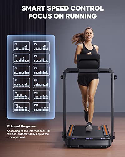 3.0HP Foldable Compact Treadmill with Dual LED Touch Screens N322785