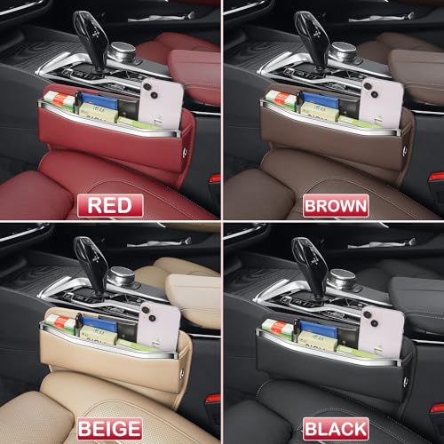 Leather Car Seat Gap Filler Organizer T952