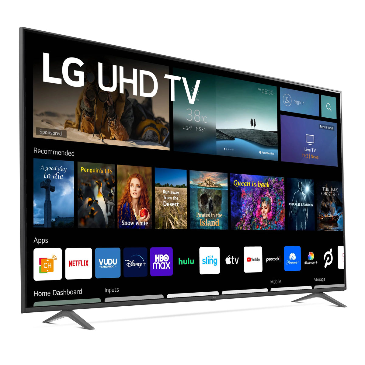 75" 4K UHD Smart TV E848