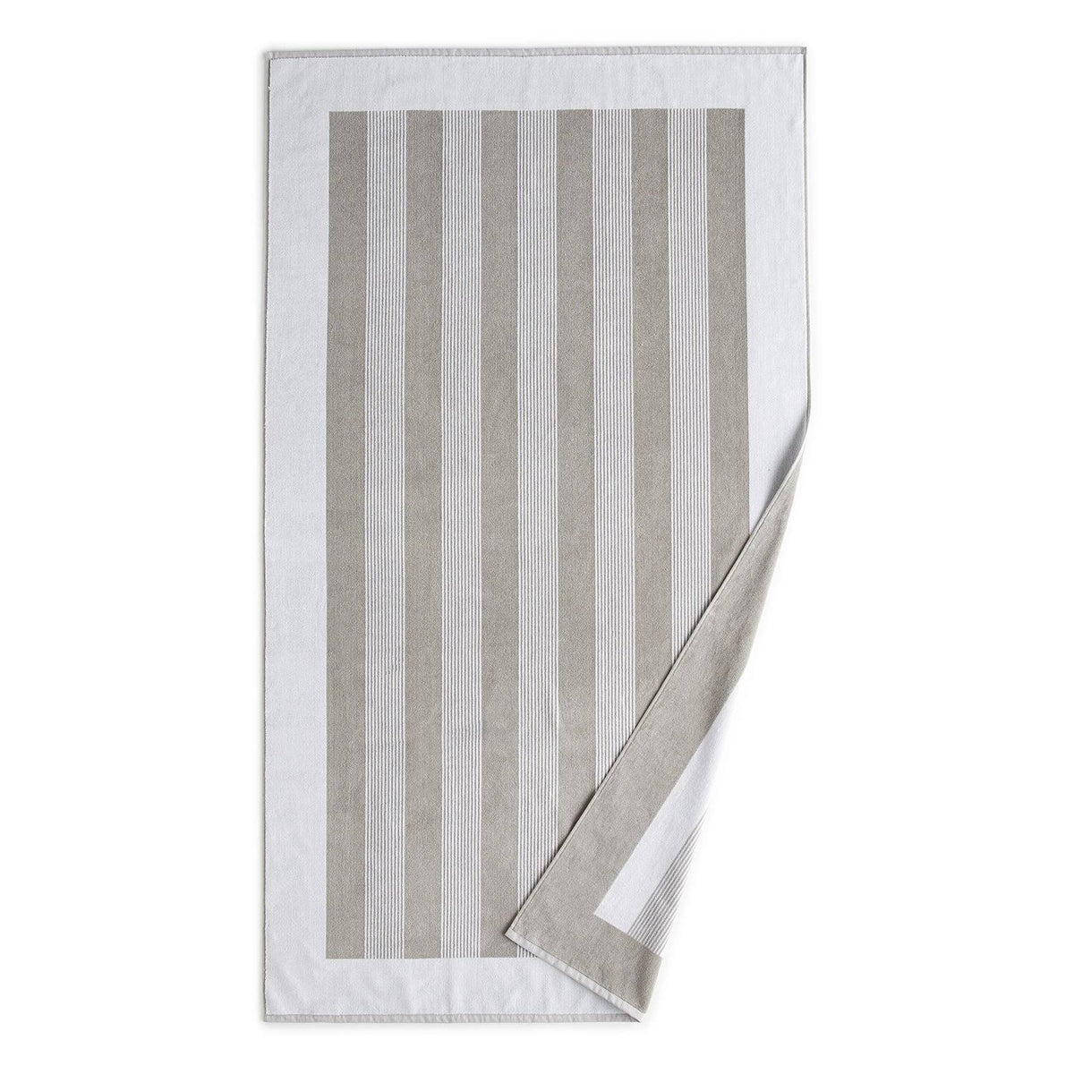 White Stripe Beach Towel Q30065
