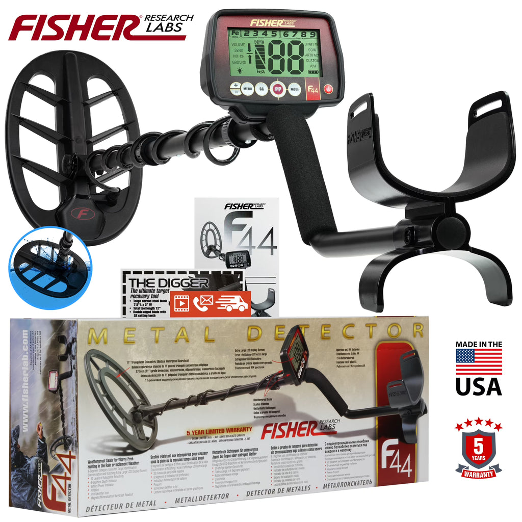 Metal Detector with 11" DD Waterproof Search Coil Q18990