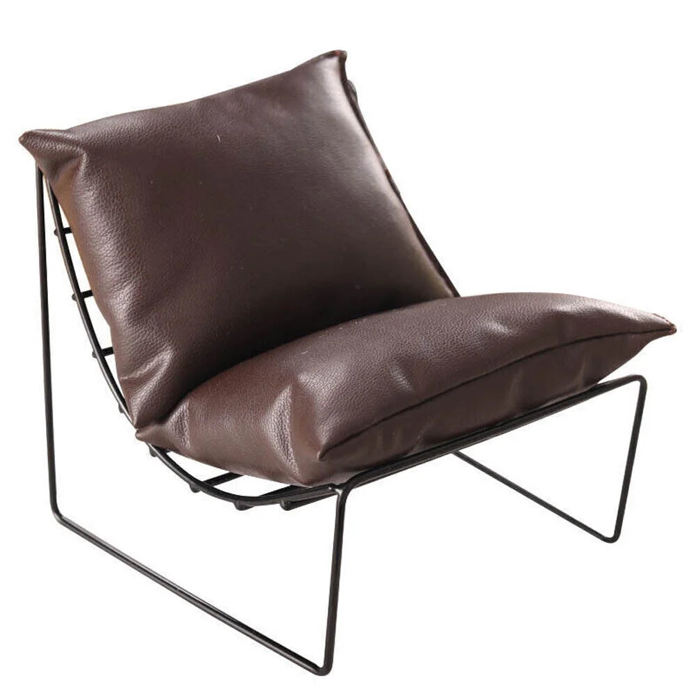 1/6 Scale Dollhouse Miniature Sofa Chairs Armchairs Metal Furniture D3884