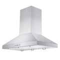 48 in. Convertible Vent Wall Mount Range Hood in Stainless Steel W58765