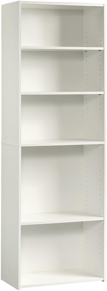 5-Shelf Bookcase, Soft White W580129