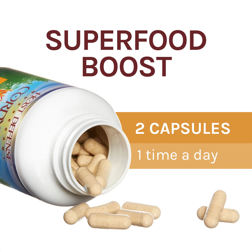 Cordyceps Mushroom Supplement 60 Capsules V13736