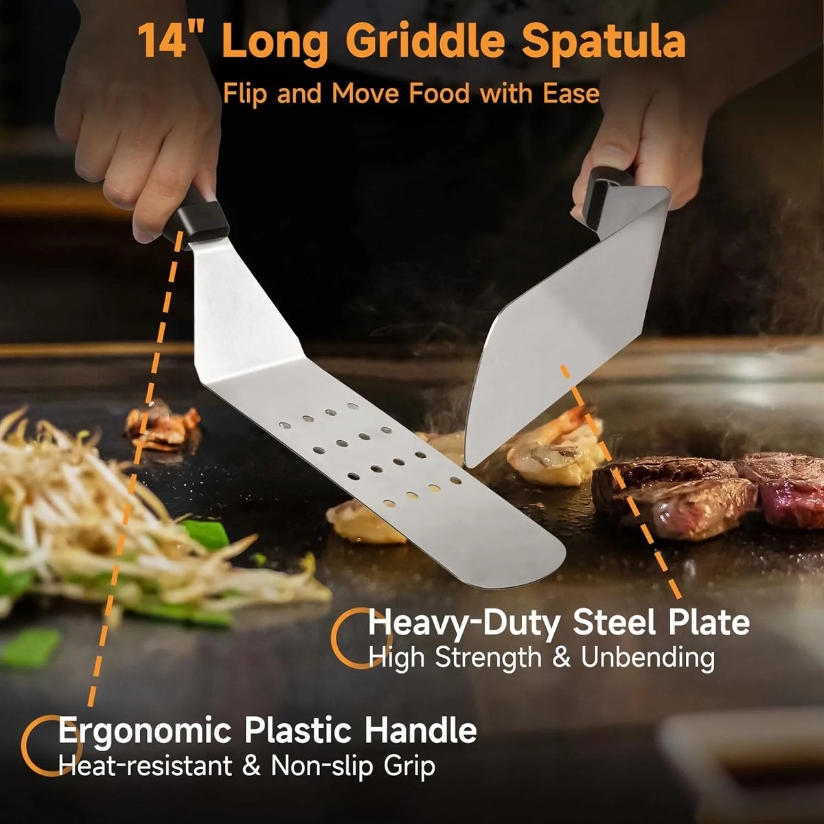 7 Pcs Griddle Accessories Set V3310