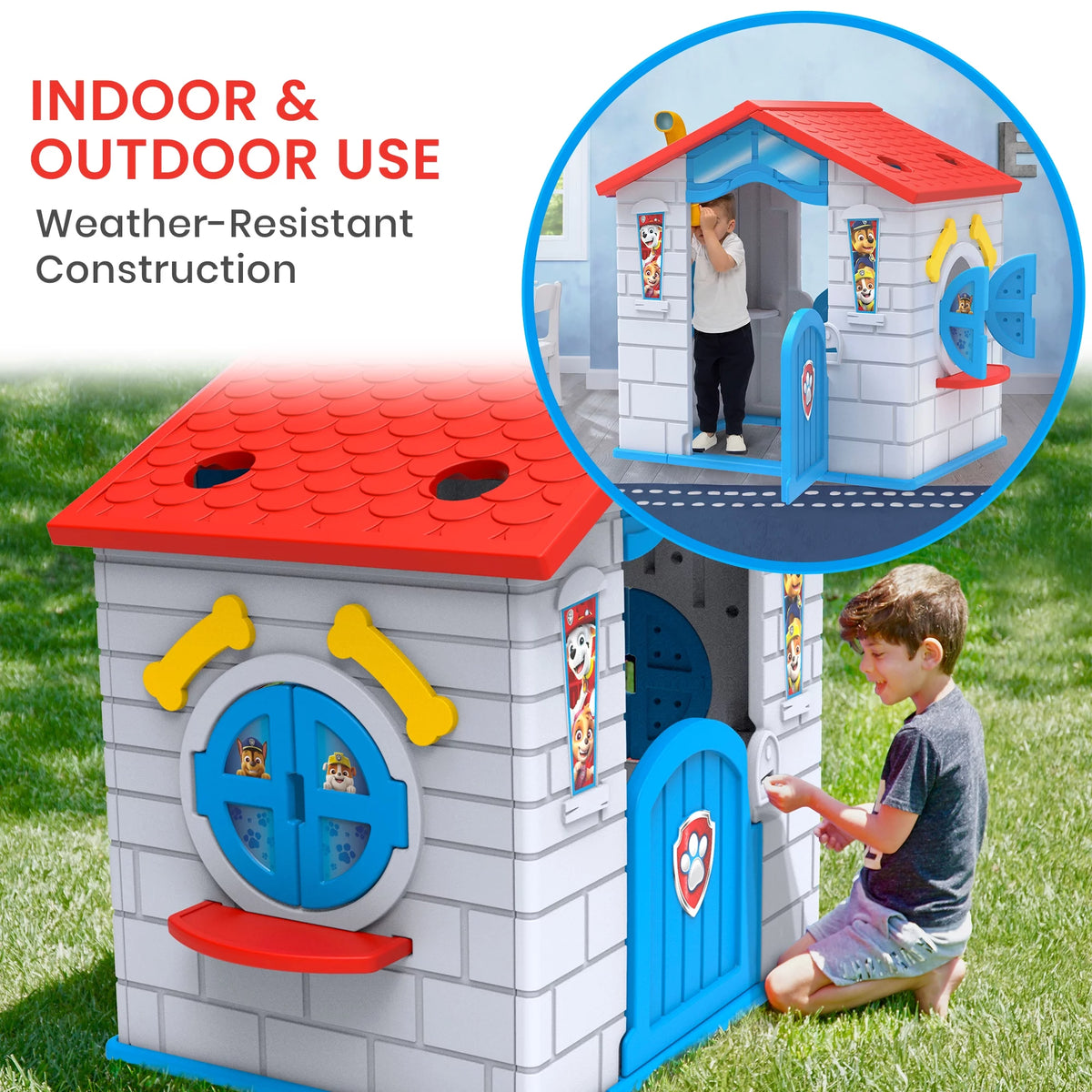 Plastic Indoor Outdoor Playhouse V202575