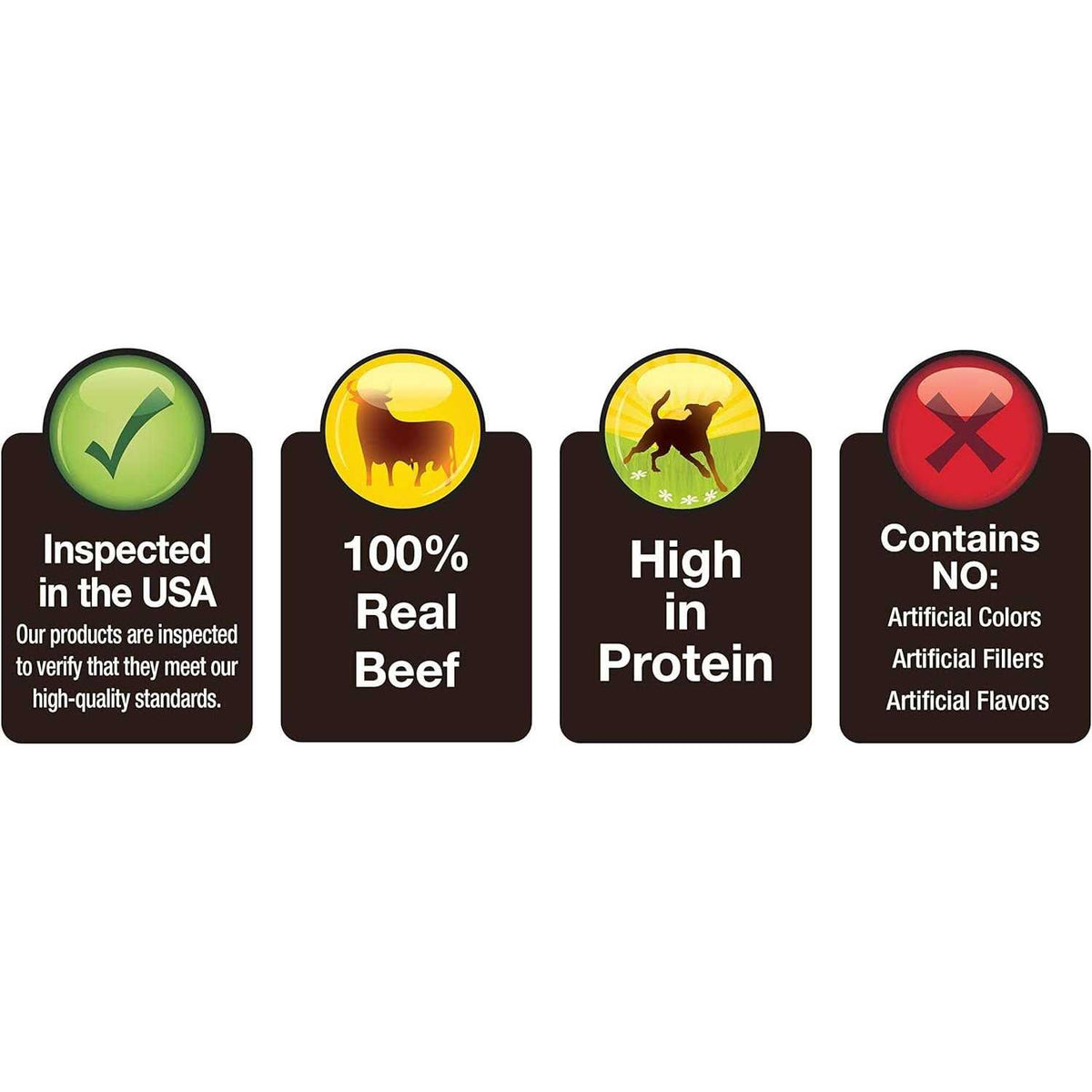 100% Real Beef Strips for Dogs O2940