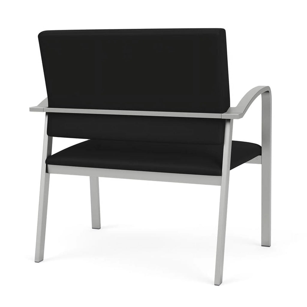 Black Polyurethane Reception Chair D11647