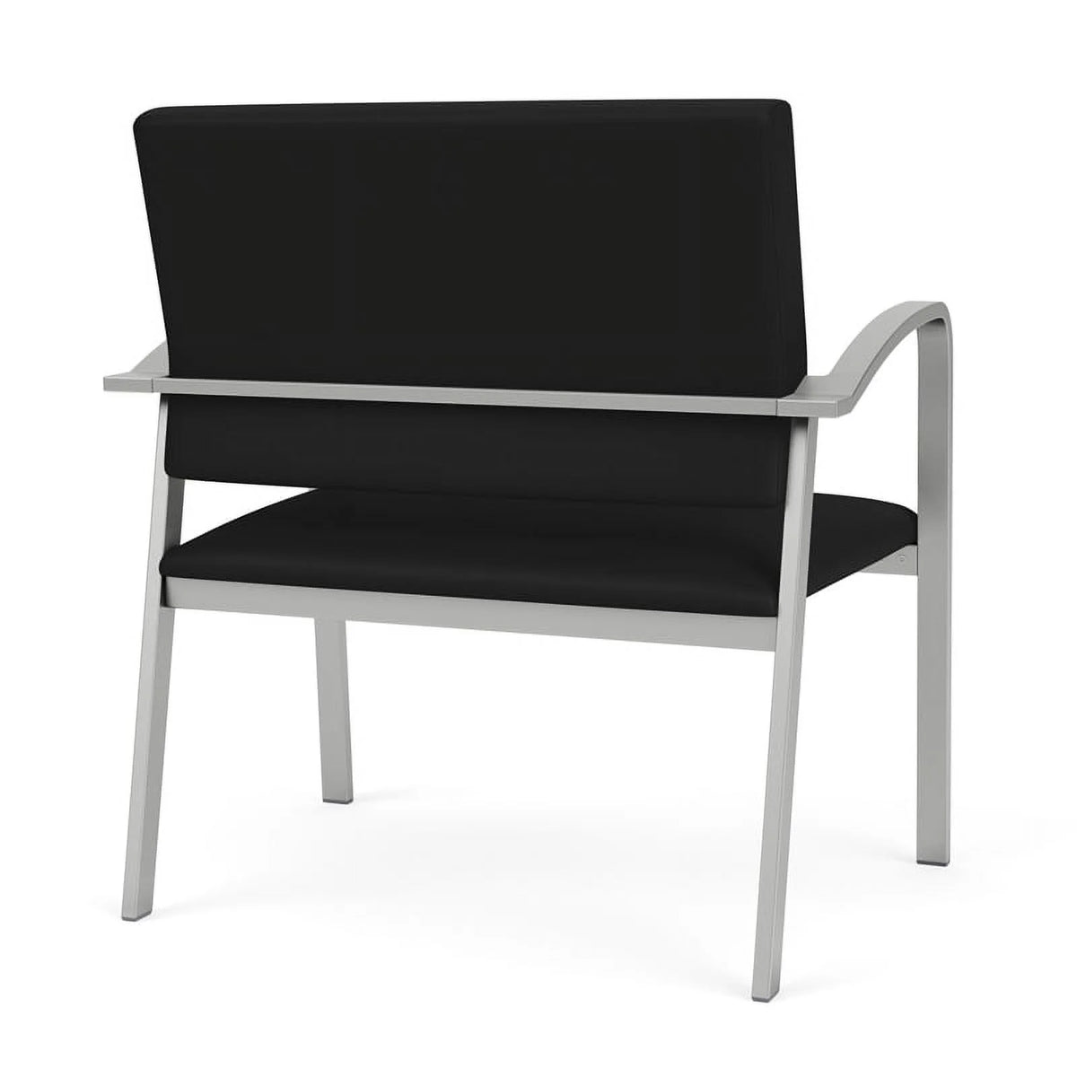 Black Polyurethane Reception Chair D11647