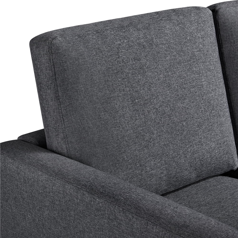 Gray Linen 3-Seater Sofa G148488