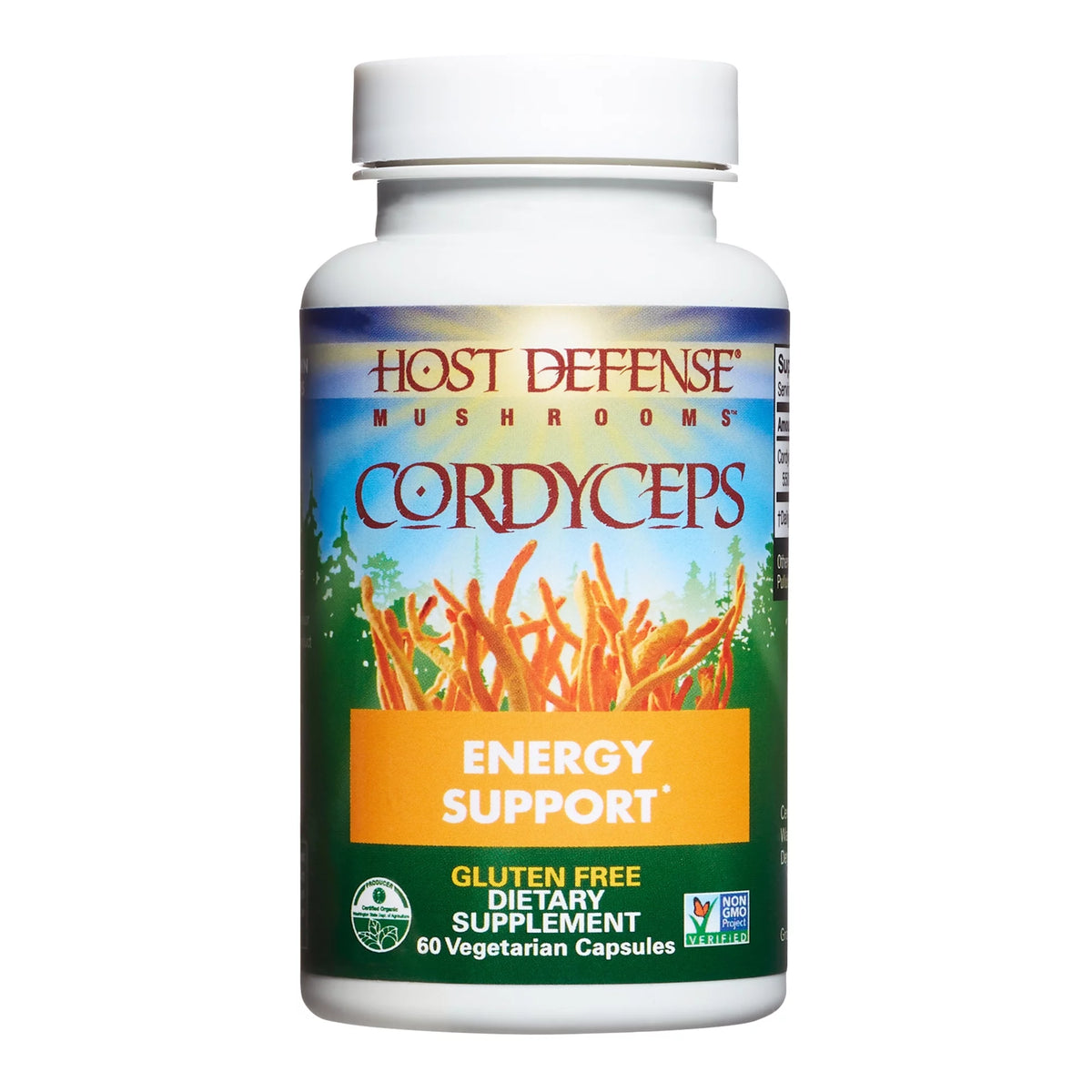 Cordyceps Mushroom Supplement 60 Capsules V13736