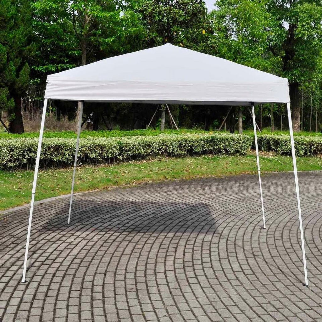 White 8'x8' Pop Up Canopy Tent Y8959