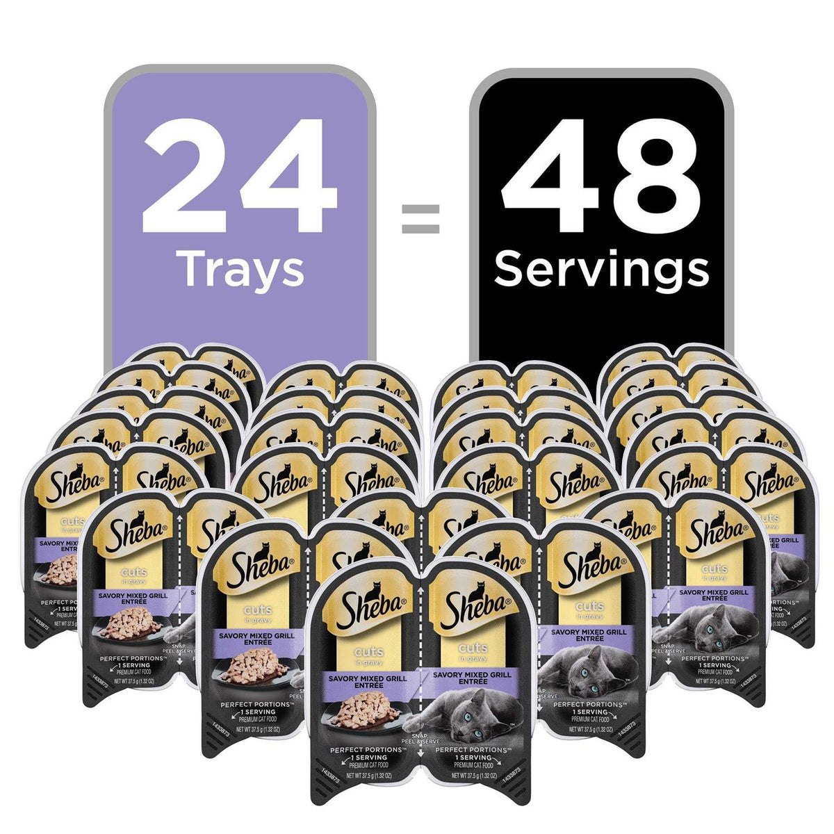 Wet Cat Food Cuts in Gravy W1399