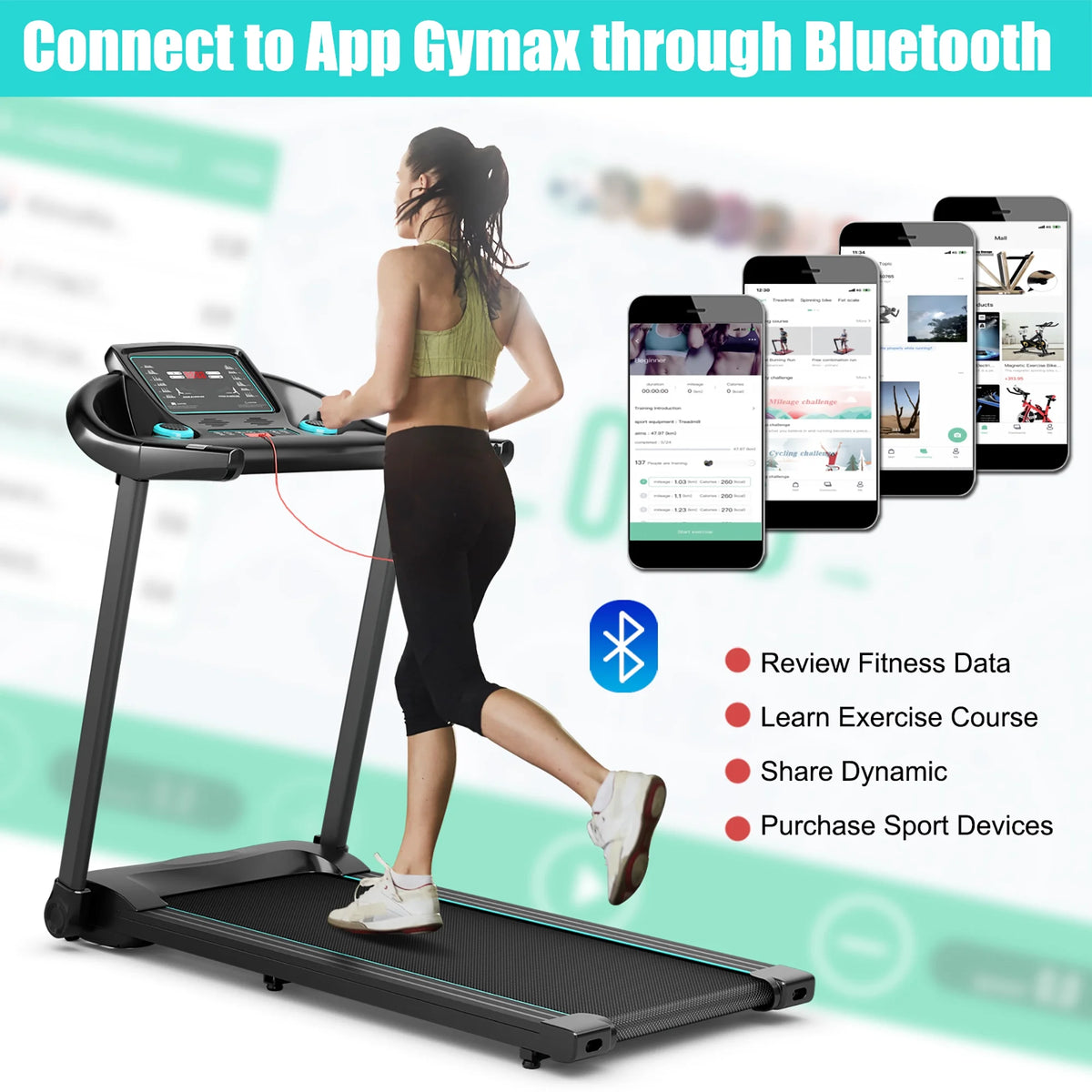 2.25HP Electric Treadmill E528082