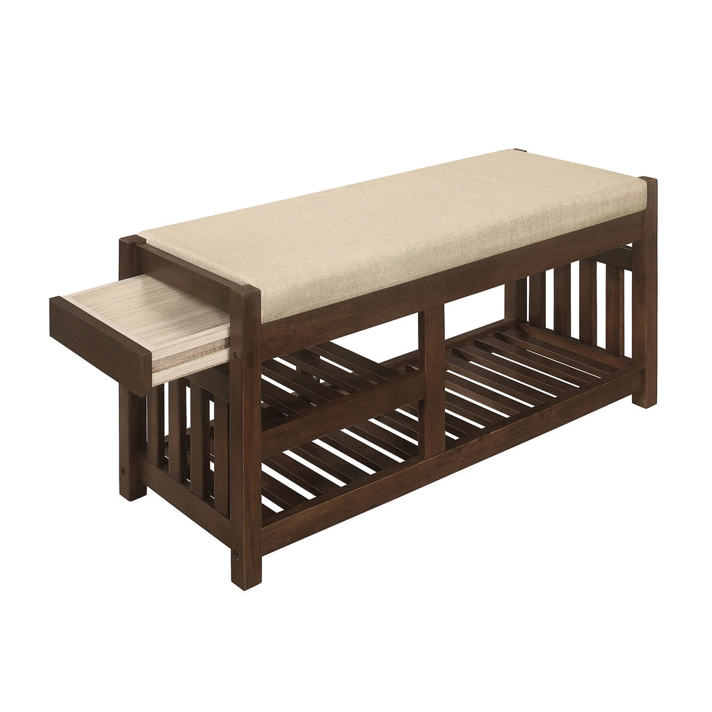 Cedar Shoe Storage Bench V9511