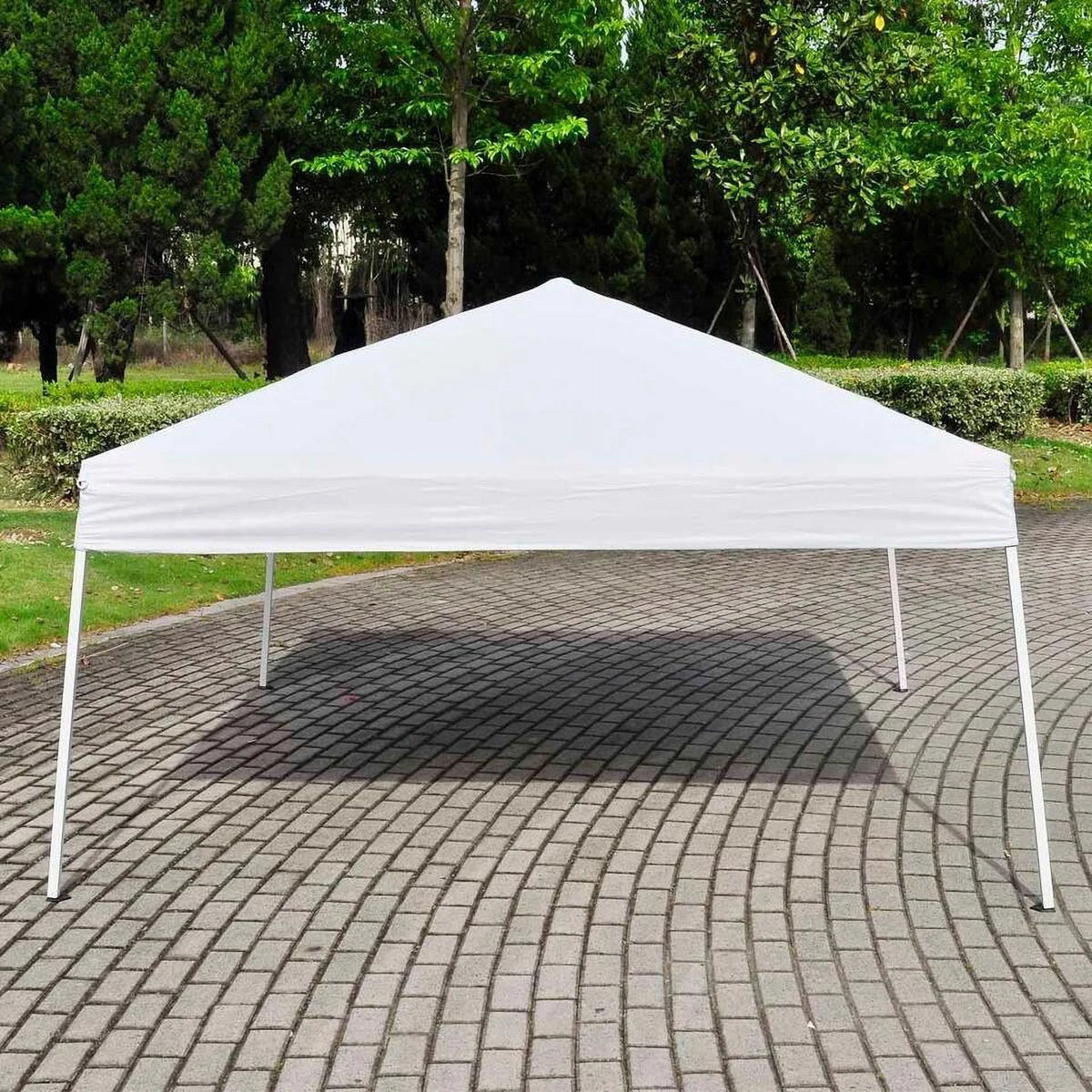 White 8'x8' Pop Up Canopy Tent Y8959