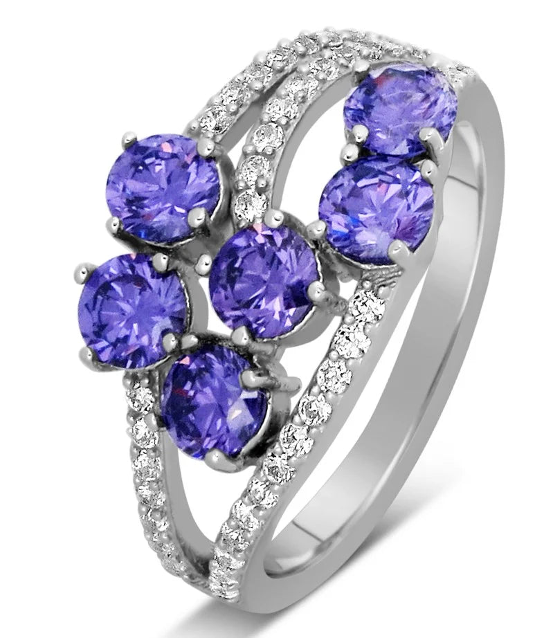2 Carat Amethyst and Diamond Ring R5991