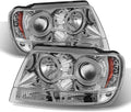 Chrome Housing Projector Headlight Headlamp Z81924