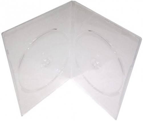 2000 Clear Double DVD Cases 7mm N89558