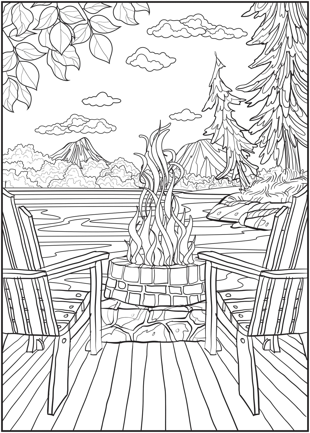 64 Pages Adult Coloring Book Y2131
